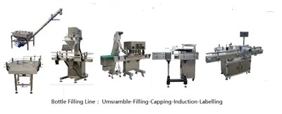 Abfülllinie für Milchpulver für Erwachsene, Flaschengläser, Fass-Pulver-Abfüllmaschine